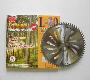 Amazon | 津村鋼業 ツムラ 刈払機用チップソーL-60山林用(外径